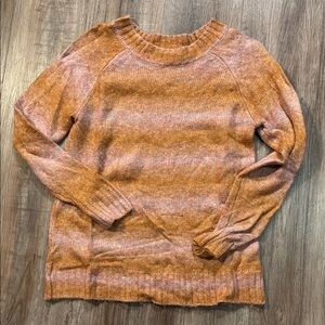 Striped Orange and Pink Women's Maurices Sweater
